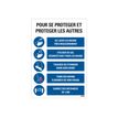 8711234040817-Pickup - Panneau polystyrène - Se protéger et protéger les autres - 33 x 23 cm-Avant-0