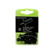 Exacompta - Punaises - 10 mm kop diameter, 7 mm naald - zwart - pak van 25 - met automaat