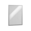 4005546732428-Durable Duraframe - Cadre d'affichage double face adhésif repositionnable - A2 - argent-Angle gauche-0