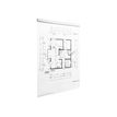 4005546992068-Durable Durafix - 5 Barres d'affichage adhésives 297 mm - argent métallisé - pour docume-Angle gauche-0