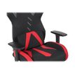 3701338800702-Fauteuil gamer POPER-M - accoudoirs réglables - noir et rouge-Gros plan-11