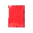 Exacompta Iderama - Map met 3 flappen - 35 mm - A4 - voor 300 vellen - rood