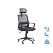 3760185020848-Fauteuil de bureau LIBERTY 02 - accoudoirs fixes - appui-tête réglable - noir-P_400000842_1-0