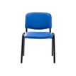 OfficePro VISIMILI - Stoel - bezoeker - rechthoekig - imitatieleer - blauw