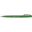 Pentel Sign Pen - Borstelpen - olijfgroen - inkt op waterbasis - 2 mm