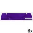 Exacompta Classic COMBO 2 - Brieflade - A4 - glanzend paars (pak van 6)