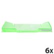 Exacompta Classic Linicolor COMBO MIDI - Brieflade - A4 Plus - glossy transparent anise green (pak van 6)