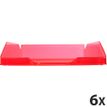 Exacompta Classic COMBO 2 - Brieflade - A4 - doorschijnend framboos (pak van 6)