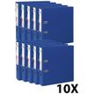 Exacompta Prem'Touch - Rugmap - 80 mm - A4 Maxi - voor 760 vellen - donkerblauw (pak van 10)