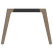 3253310171800-Bureau WOODY Manager - L210 x P100 x H72,5 cm - console retour à droite L200 x P60 cm - pieds carbone - -P_400001887_2-1