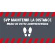 0404000020004-Novus Dahle - Tapis de distanciation sociale - gardez vos distances  - 85 x 150 cm gris ro-P_400002000_1-0