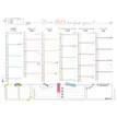 Oberthur Bullet - Calendrier 6 mois par face - 40,5 x 52 cm