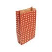 3329683941101-Clairefontaine - 50 Pochettes cadeau kraft - 15 cm x 6 cm x 31 cm - pois/fond rouge-P_400002829_2-1