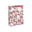 5033601538929-Clairefontaine Eurowrap - Sac cadeau "Hohoho" - 12,7 cm x 9 cm x 35,5 cm-P_400002873_1-0