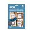 8410782129172-Apli Agipa - 10 Étiquettes adhésives blanches multi-usages - A4 (210 x 297 mm) - coins d-P_400002958_2-0