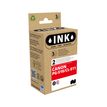 Inktcartridge compatible Canon CL-511 - Pack de 2 - noir, cyan, magenta, jaune - Ink