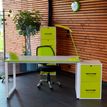 mti MT1 Elégance - Tafel - rechthoekig - wit, groen