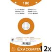Exacompta - registratiekaart (pak van 100)