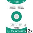 Exacompta - registratiekaart (pak van 100)