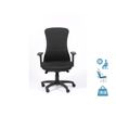3701338800870-Fauteuil de bureau SOMERSET - accoudoirs réglables - noir-P_400007270_1-0
