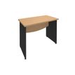 Burocean Dual - Bureau - vierkant - beuken - antraciet basis