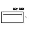 3253310105027-Bureau droit DUAL - L120 - Pieds Alu - plateau blanc-P_400008972_6-4
