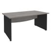 Burocean Dual - Bureau - rechthoekig - grijs eiken - antraciet basis