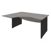Burocean Dual - Bureau - L-vormig (links) - grijs eiken