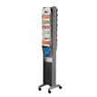 3660141881042-Présentoir mobile double face - 16 cases pour documents format A4 - argent-P_400009596_1-0
