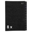 3130631570249-Exacompta Ordonator - 8 Trieurs alphabétique 24 positions - noir-P_400010742_2-0