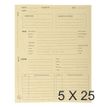 Exacompta - map met vierkante uitsparing - 220 x 310 mm - voor 200 vellen - ivoor (pak van 25)