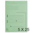 Exacompta SUPER "Contact" - Map met 2 flappen - voor A4 -capaciteit: 200 vellen - lichtgroen (pak van 25)