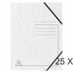 Exacompta - map met 3 flappen - A4 - voor 250 vellen - wit