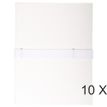 Exacompta Balacron - map met 1 klep - A4 - voor 1000 vellen - wit (pak van 10)