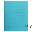 Exacompta - 25 Chemises de classement à ressort - turquoise