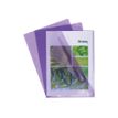 Exacompta - L-vormige map - A4 - transparant paars (pak van 10)