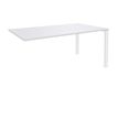 0404000121107-Bureau simple IRIS - L120 cm - Plan suivant - Pieds blanc - plateau Blanc perle-P_400012110_1-0