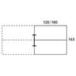 0404000122159-Bureau Bench IRIS - L120 cm - Plan suivant - Pieds aluminium - plateau imitation Erable-P_400012215_2-4