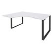Burocean Urban - bureau - linkshoekig - parelwit