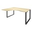 Burocean Urban - bureau - linkshoekig - esdoornbruin
