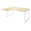 Burocean Urban - bureau - linkshoekig - esdoornbruin