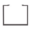 0404000123385-Bureau compact LOFTER - L180 cm - Retour à droite - Plateau Blanc - pied Carbone - (pied de renfort obligat-P_400012338_3-3