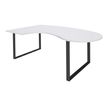Burocean Steely Manager - Tafel - parelwit - koolstof basis