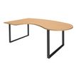 Burocean Urban Manager - Tafel - linkshoekig - beuken - koolstof basis
