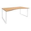 Burocean Urban - tafel - rectangular with double wave front - grijs eiken