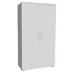 Burocean PRO - keukenkast - 2 planken - 2 deuren - parelwit, aluminium