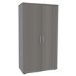 Burocean PRO - keukenkast - 4 planken - 2 deuren - aluminium, grijs eiken