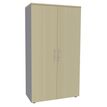 Burocean PRO - Keukenkast - 4 planken - 2 deuren - onderdeelplank - esdoornbruin, aluminium