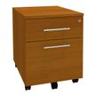 0404000124252-Caisson mobile IRIS - L43 x H56 x P60 cm - 2 tiroirs - imitation Merisier-P_400012425_1-0