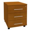 0404000124719-Caisson mobile EXPRIM/LOFTER - L43 x H56 x P60 cm - 3 tiroirs - imitation Merisier-P_400012471_1-0